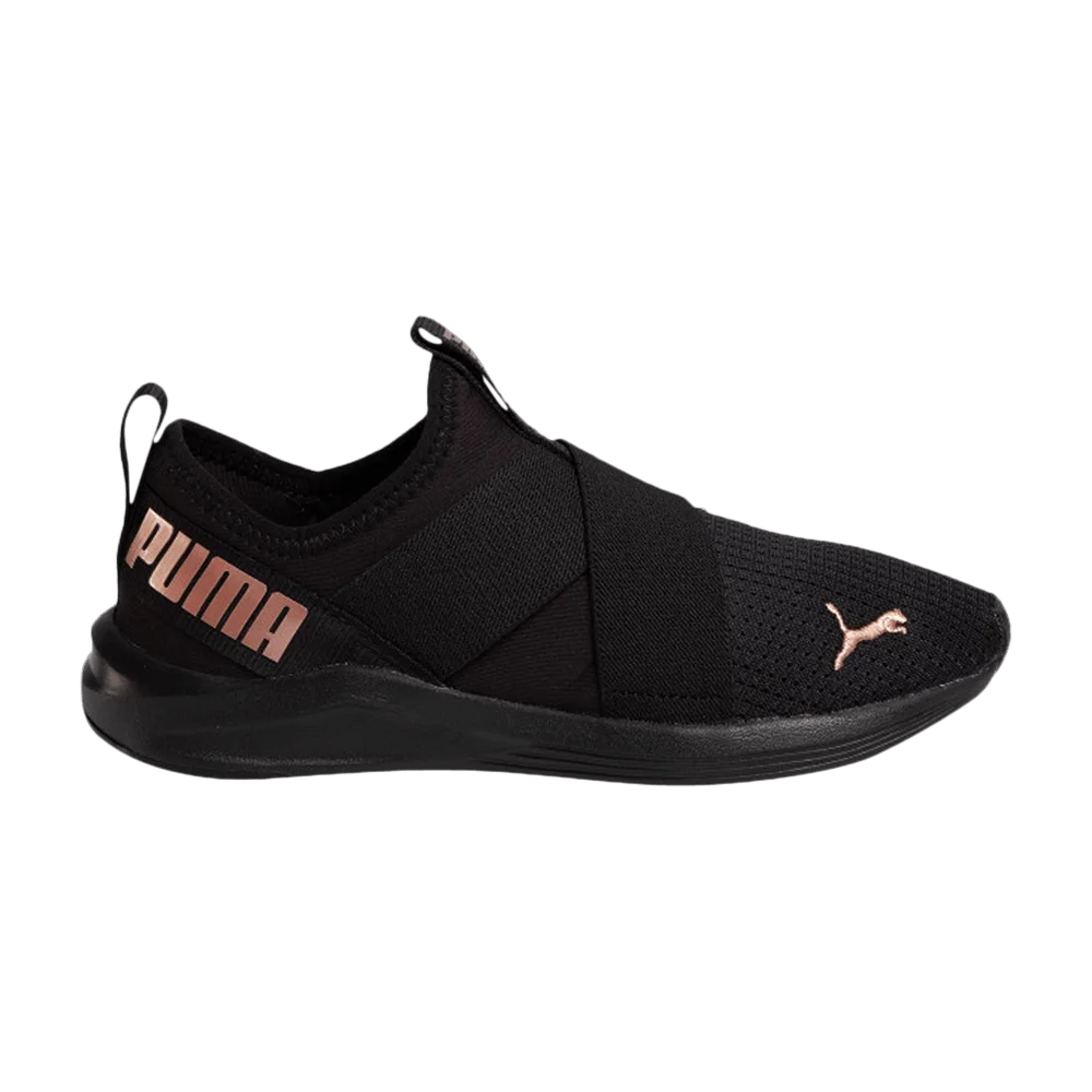 Krossovki-Puma-Wmns-Prowl-Slip-On-Black-Rose-Gold