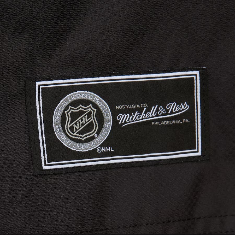 Куртка на пуговицах Mitchell & Ness Black Chicago Blackhawks Full-Snap Coaches Jacket