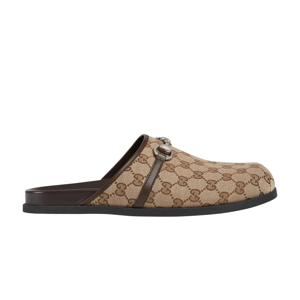 Кроссовки Gucci Mule 'Horsebit - Beige Ebony'