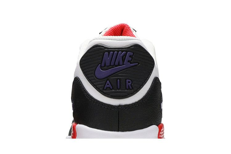 Кроссовки Nike Air Max 90 Leather GS 'White Bright Crimson'
