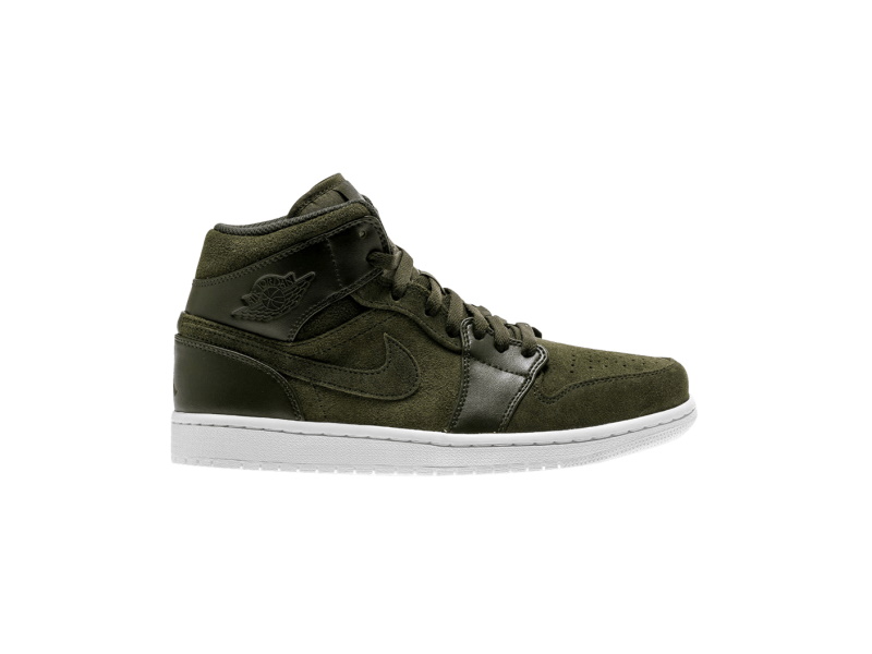 Кроссовки Air Jordan 1 Mid Sequoia Max Orange
