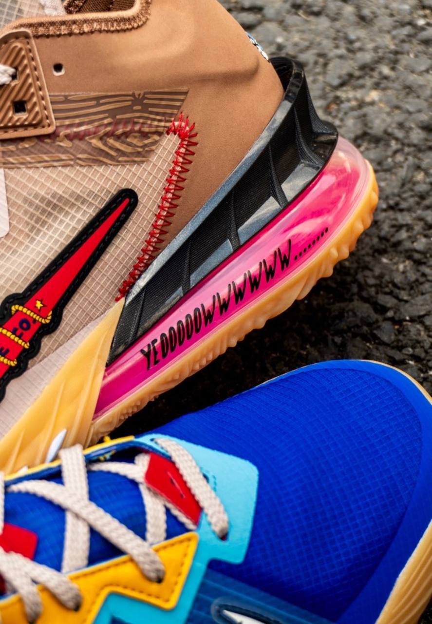 Кроссовки Space Jam x Nike LeBron 18 Low GS Wile E. x Roadrunner
