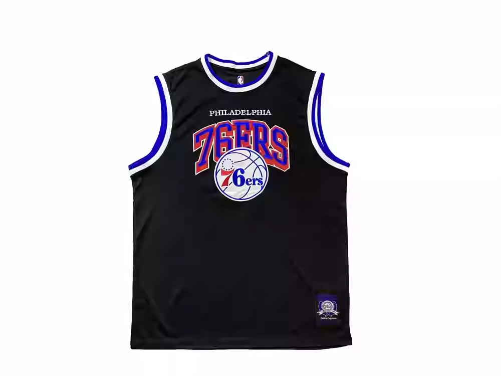 Баскетбольная джерси Buck Up Philadelphia 76ers Black Jersey