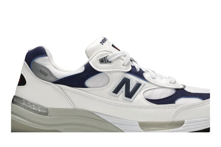 Кроссовки New Balance 992 Made in USA 'White Navy'