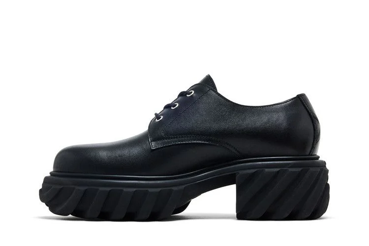 Кроссовки Off-White Exploration Almond Toe Derby 'Black'