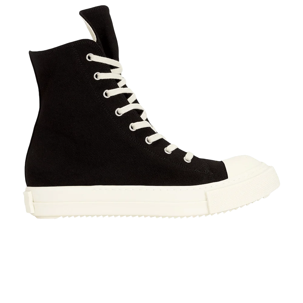 Кроссовки Rick Owens DRKSHDW Denim Sneaker 'Black Milk'
