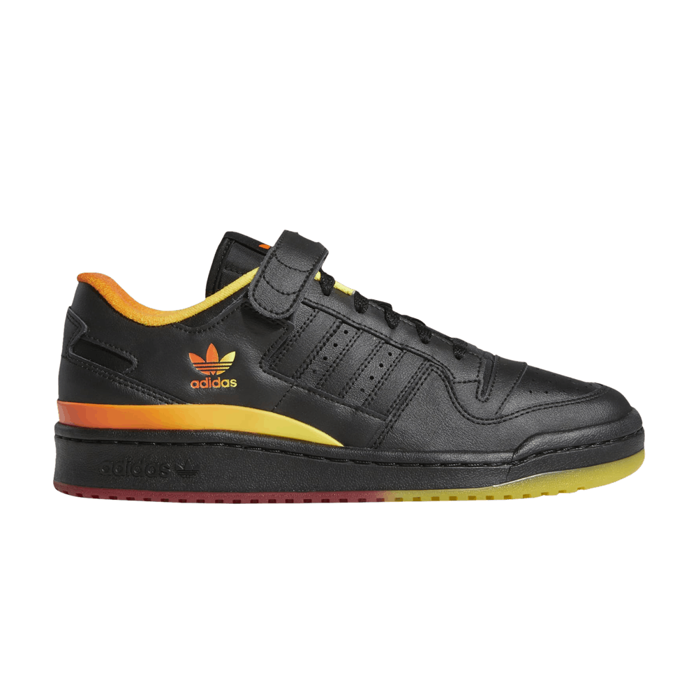 Кроссовки adidas Forum Low 'Black Orange Yellow Gradient'