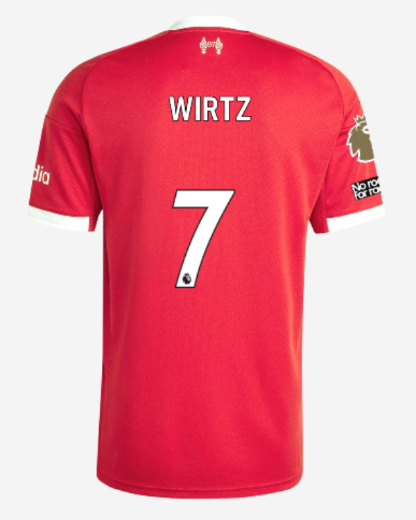 Футбольное джерси Liverpool FC adidas Mens 25/26 Home Jersey WIRTZ 7