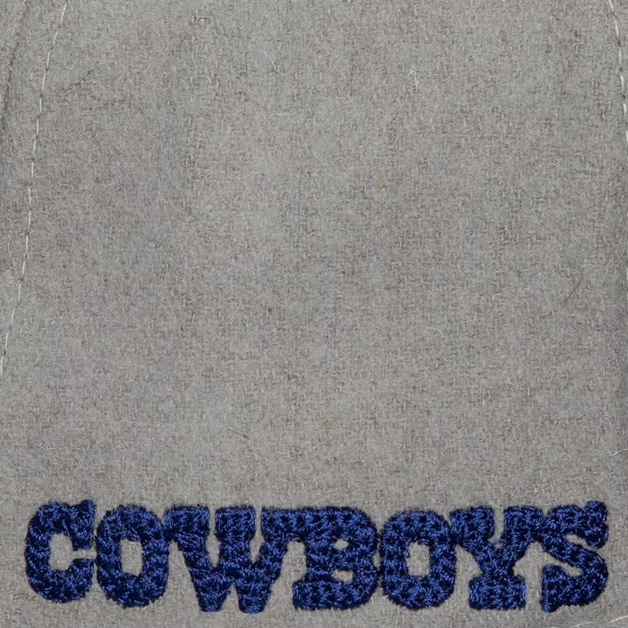 Бейсболка Mitchell & Ness Gray Dallas Cowboys Melt Stitch Snapback Hat
