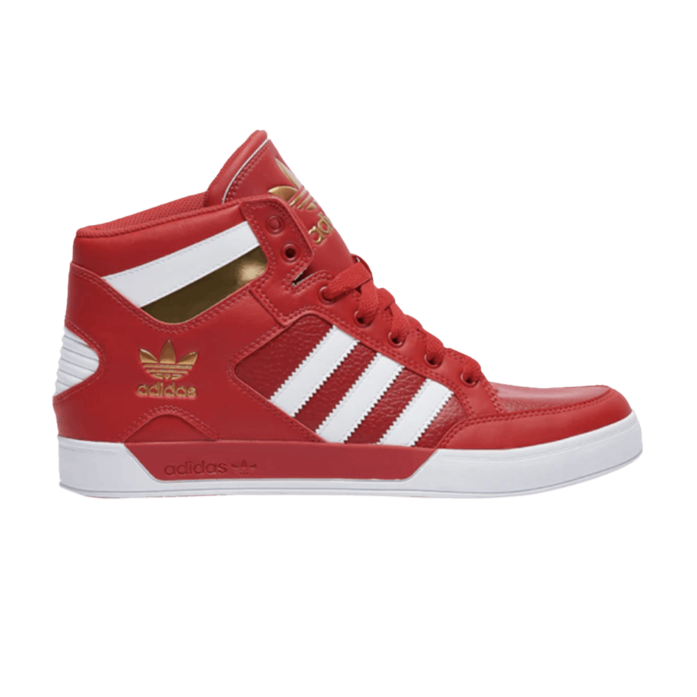 Кроссовки Adidas Hard Court High 'Red White Gold'