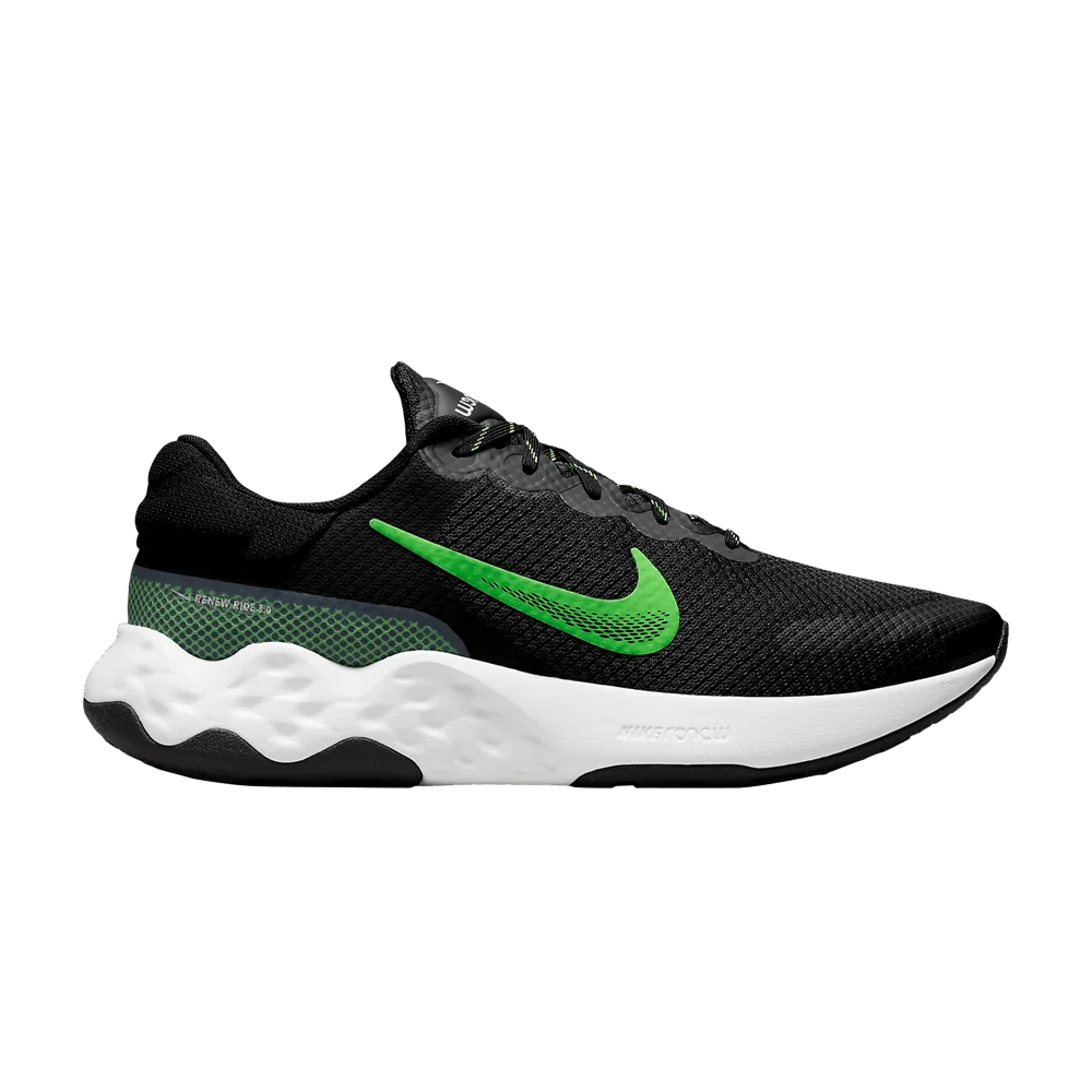 Krossovki-Nike-Renew-Ride-3-Black-Green-Strike