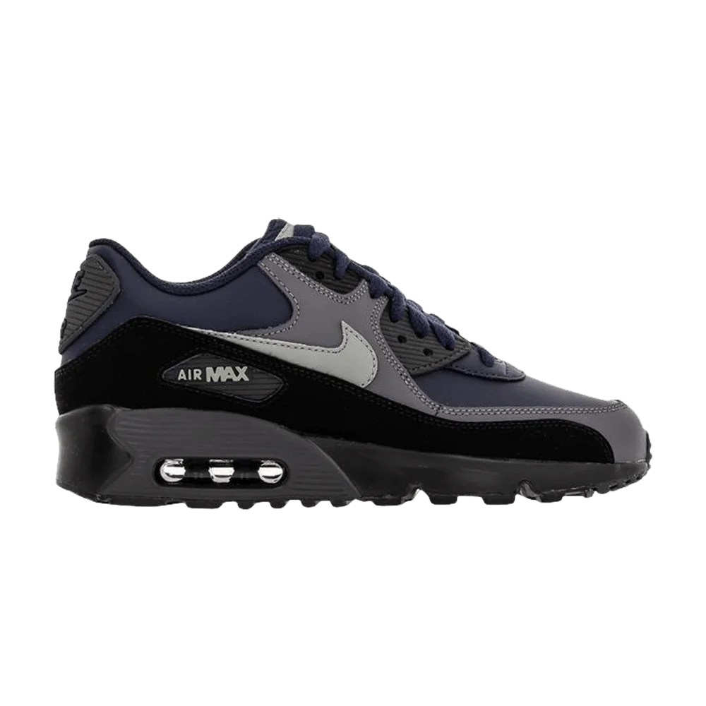 Krossovki-Nike-Air-Max-90-Leather-GS-Obsidian-Dark-Stucco