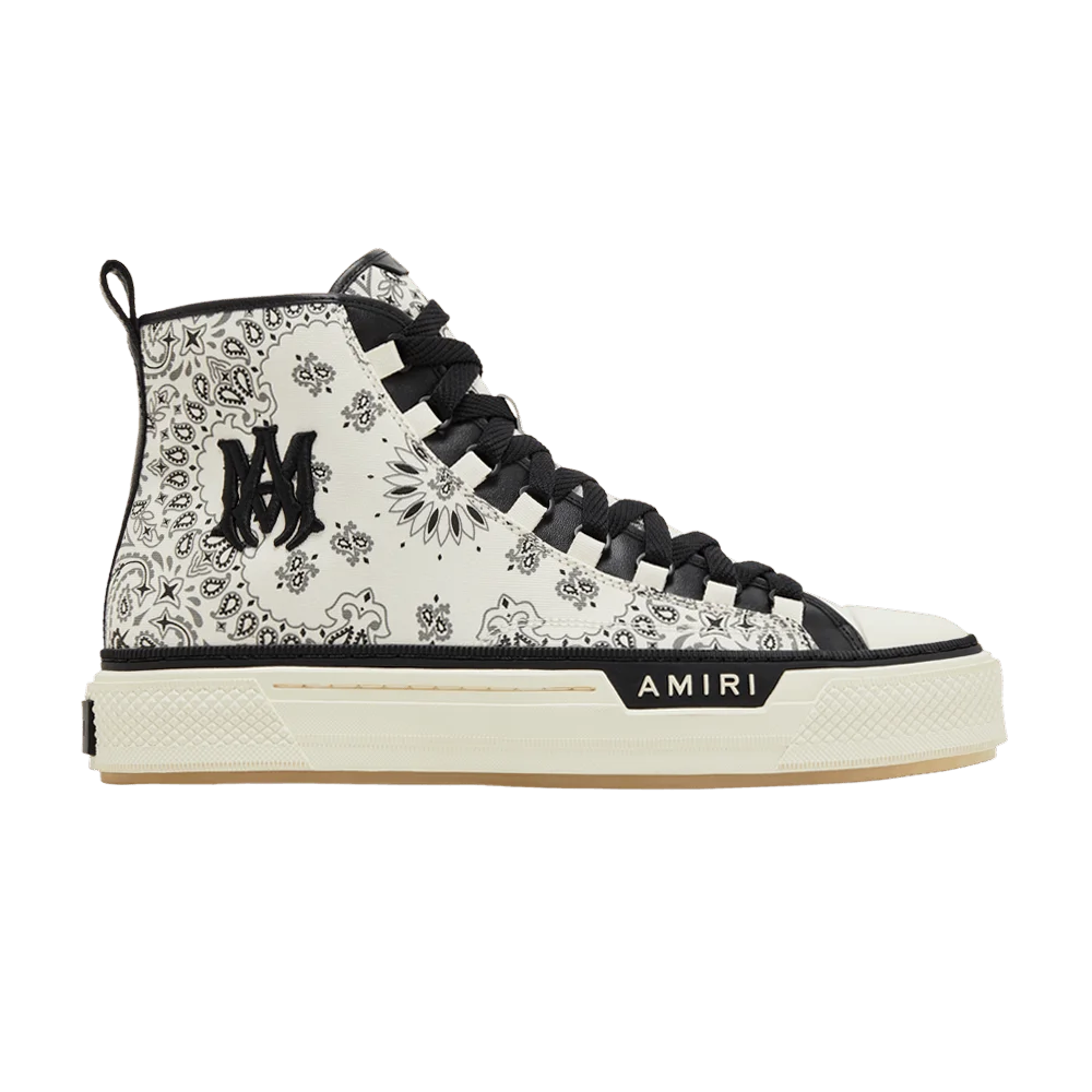Кроссовки Amiri Court High 'Bandana - White'