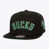Mitchell-Ness-Black-Milwaukee-Bucks-Triple-Play-Snapback-Hat-100x100
