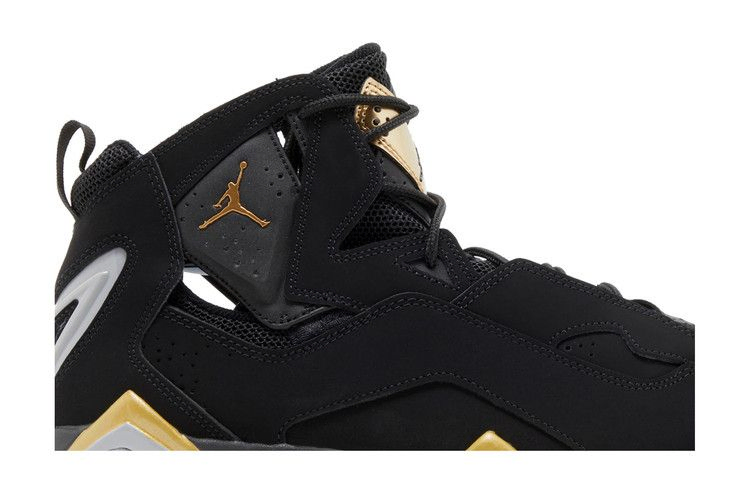 Кроссовки Air Jordan True Flight 'Black Metallic Gold'