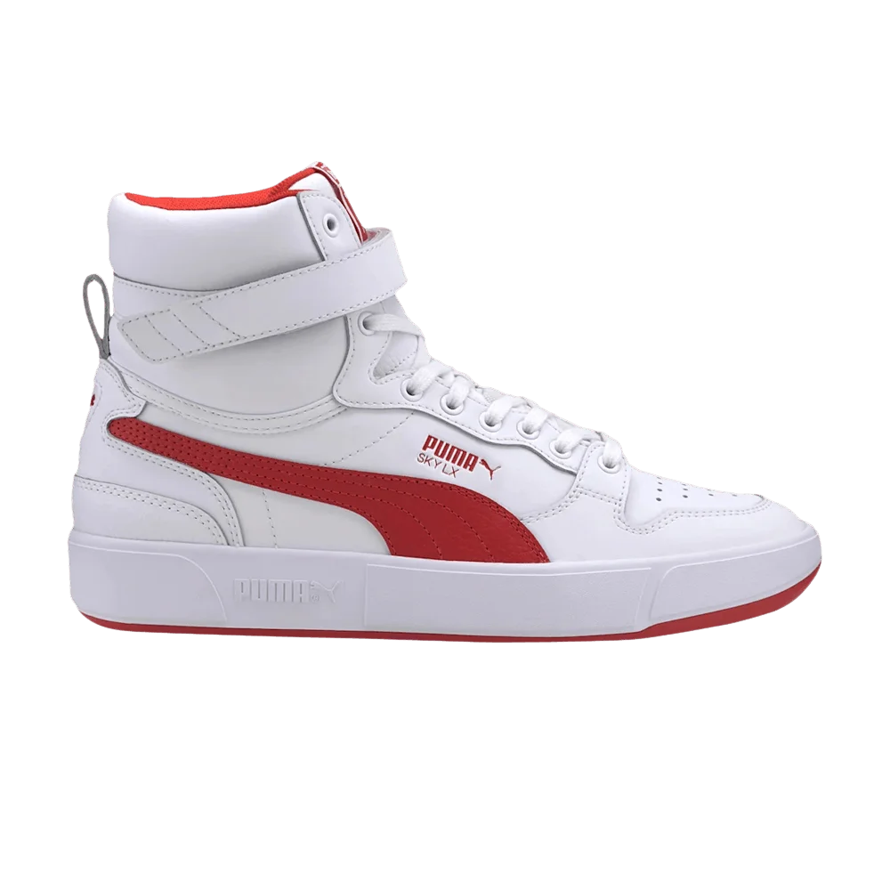 Krossovki-Puma-Sky-LX-Mid-White-High-Risk-Red
