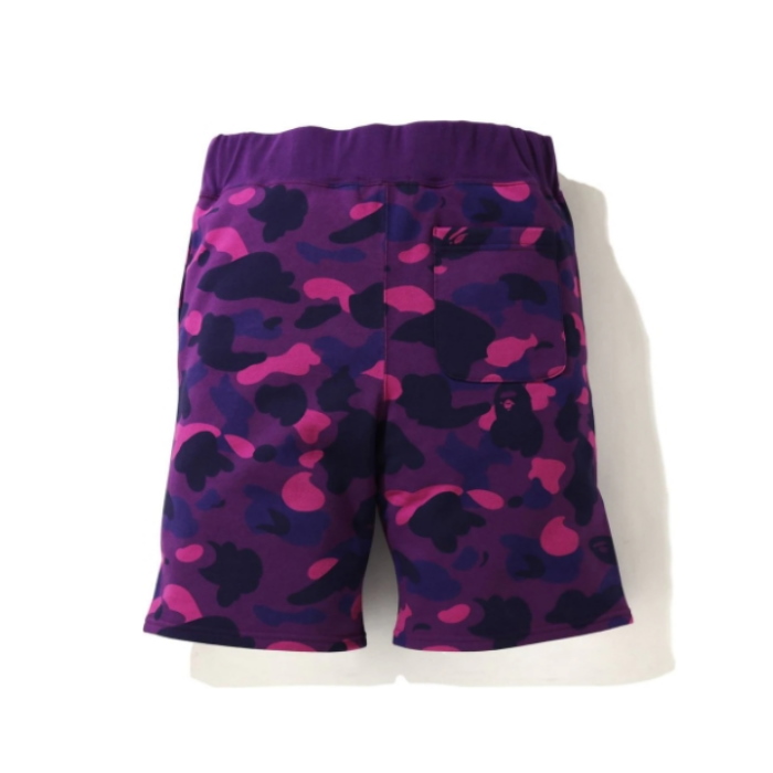 Спортивные шорты BAPE Color Camo Shark Sweat Shorts (SS21) Purple