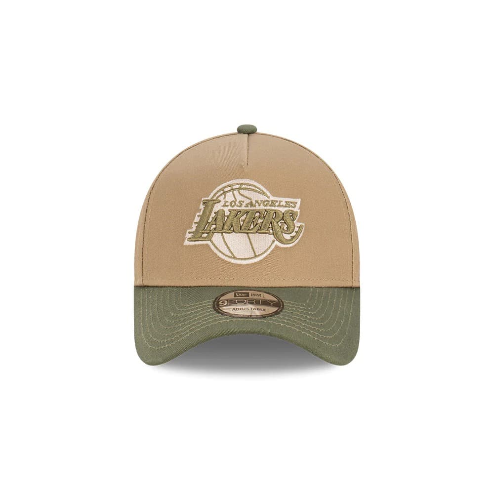 Бейсболка New Era Los Angeles Lakers Surplus 9FORTY A-Frame NBA Snapback Hat