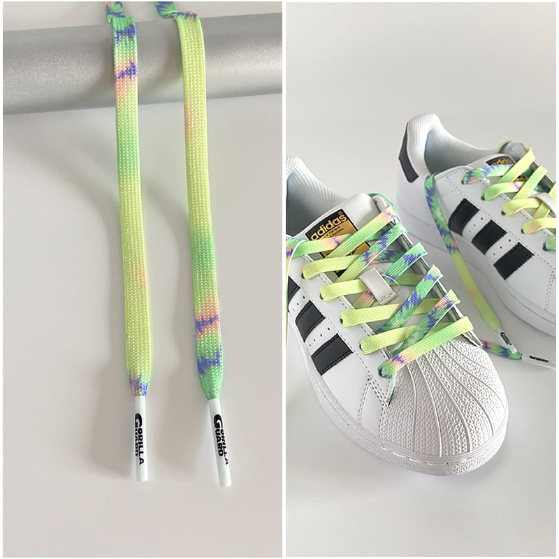 Шнурки Gorilla Guard Adidas Purple-green Tie-Dye Laces
