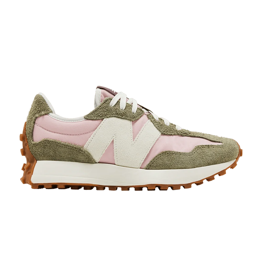 Krossovki-New-Balance-Wmns-327-Dark-Olivine-Licorice