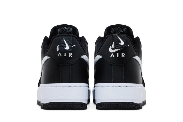 Кроссовки Nike Air Force 1 '07 Lv8 'Carbon Fiber Swoosh Black White'