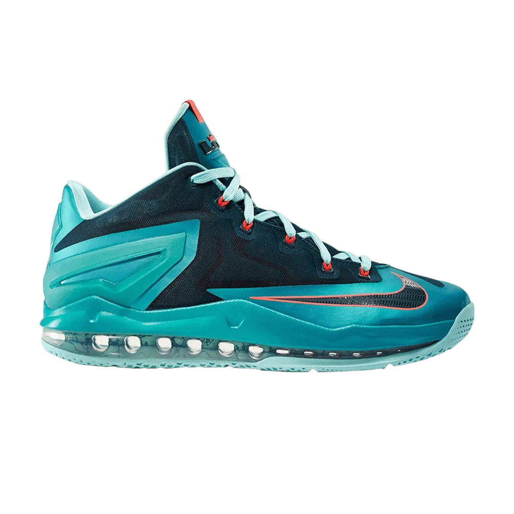 Krossovki-Nike-Max-LeBron-11-Low-Turbo-Green