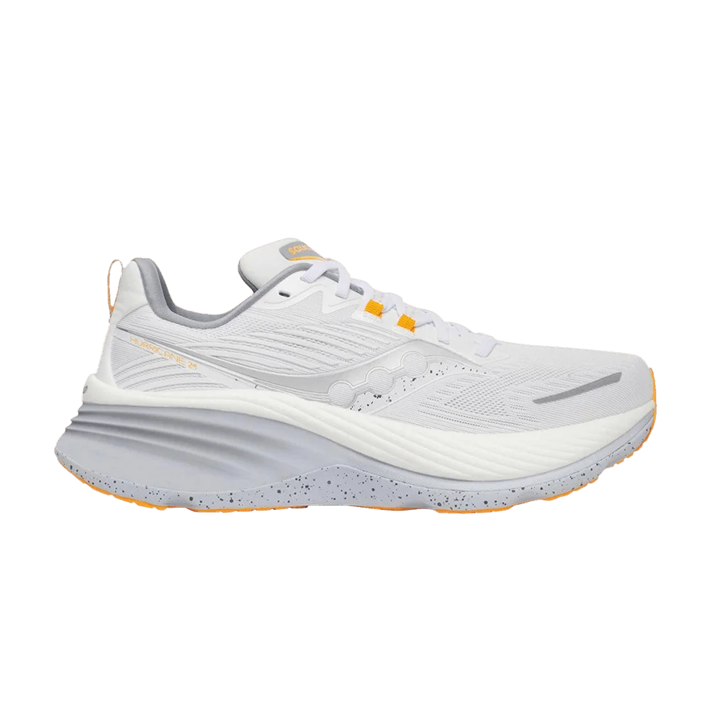 Кроссовки Saucony Hurricane 24 'White Cloud Orange'
