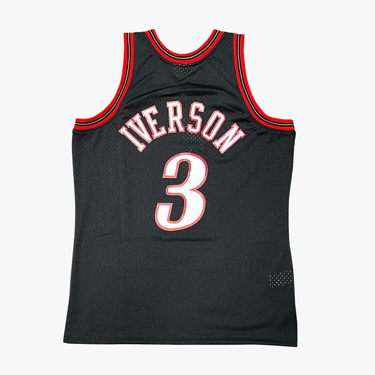 Баскетбольная джерси 1997-98 Philadelphia 76ers Allen Iverson #3 Swingman Hardwood Classics Black Jersey