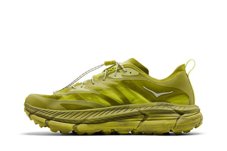 Кроссовки Satisfy x HOKA Mafate Speed 4 Lite 'Sulfur'