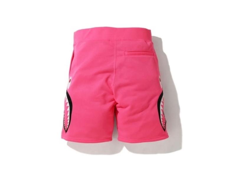 Спортивные шорты BAPE A Bathing Ape Neon Shark Sweat Shorts Pink