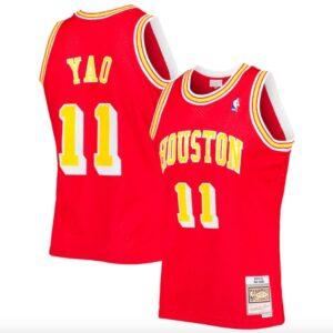 2004-05-Houston-Rockets-11-Yao-Ming-Mitchell-Ness-Hardwood-Red-Jersey-1-300x300