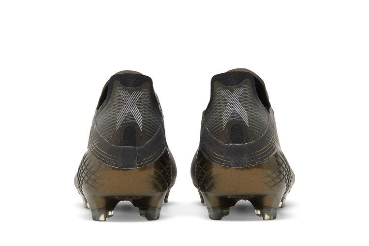Кроссовки Adidas X Ghosted.1 FG 'Black Metallic Gold Melange'