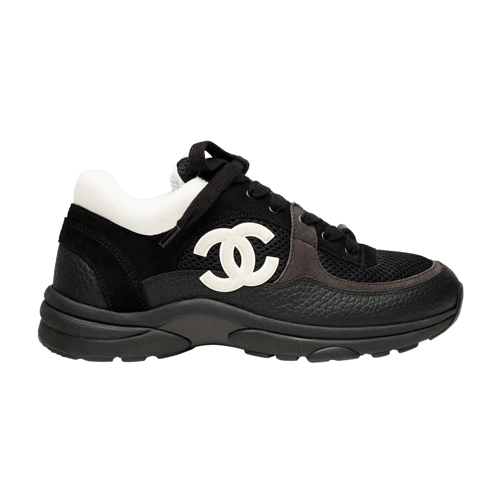 Krossovki-Chanel-Wmns-CC-Logo-Sneaker-Black-White