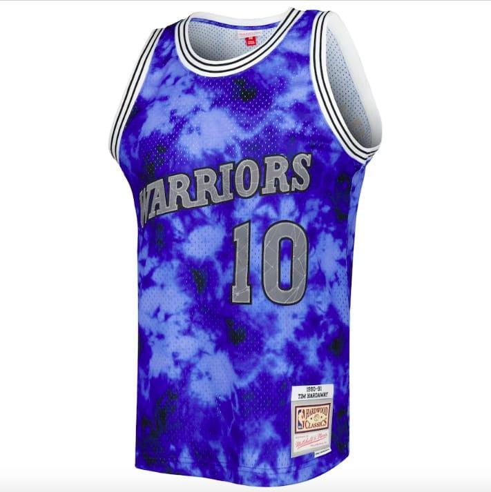 1990-91-Golden-State-Warriors-10-Tim-Hardaway-Mitchell-Ness-Galaxy-Blue-Jersey-2