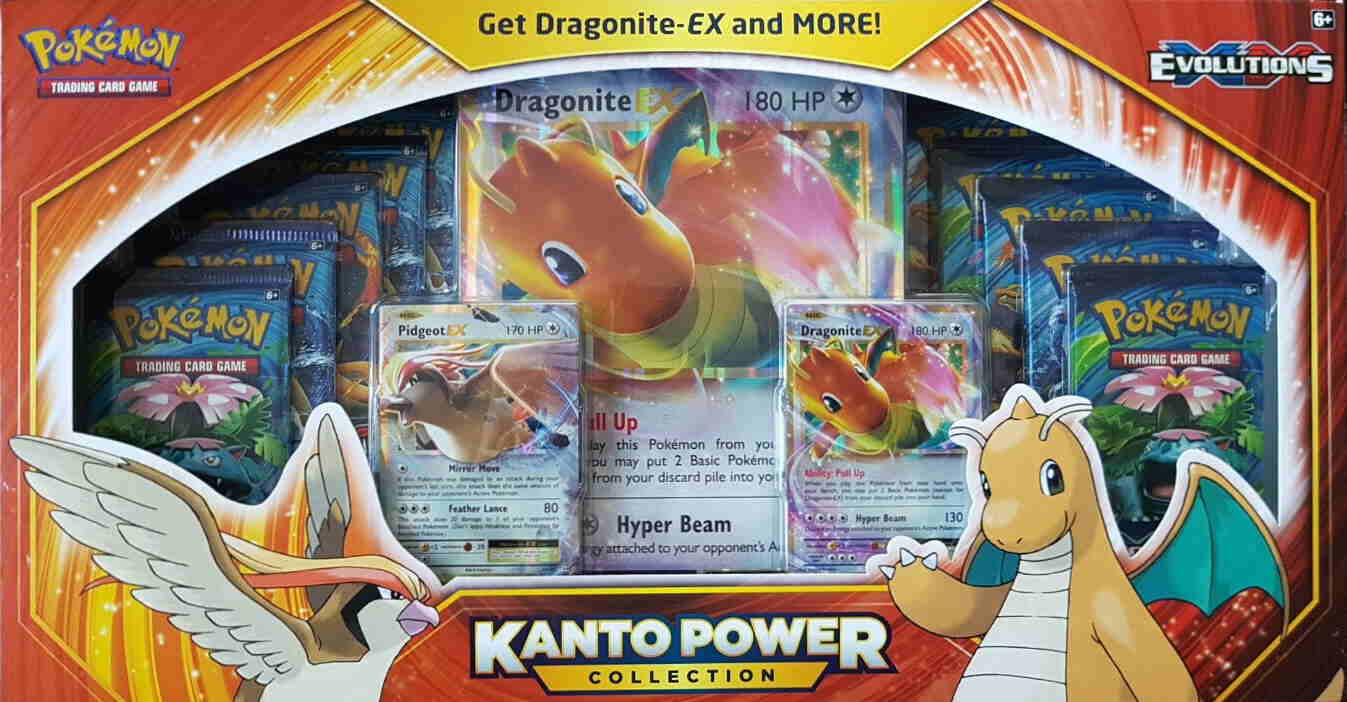 Карточная игра 2020 Pokemon TCG XY Evolutions Kanto Power Collection Dragonite-EX