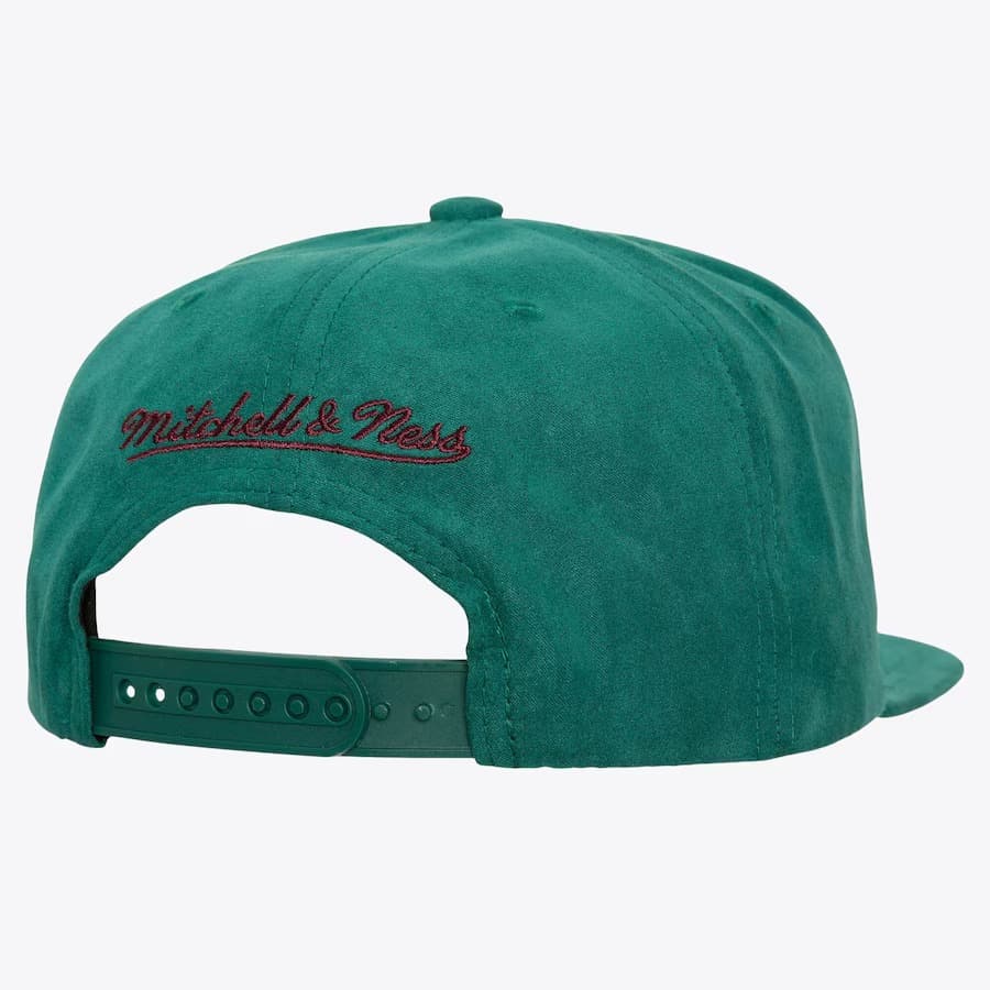 Бейсболка Mitchell & Ness Teal Anaheim Ducks Sweet Suede Vintage Snapback Hat