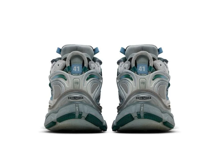 Кроссовки Balenciaga Runner Sneaker 'White Green Blue'