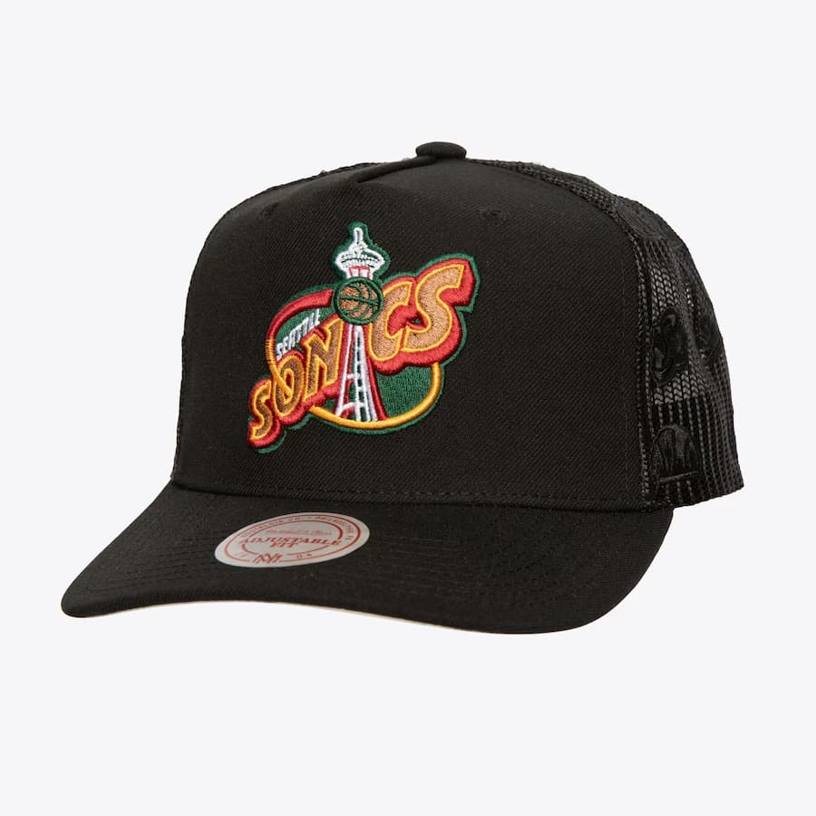 Mitchell-Ness-Black-Seattle-SuperSonics-Hardwood-Classics-Monogram-Trucker-Snapback-Hat