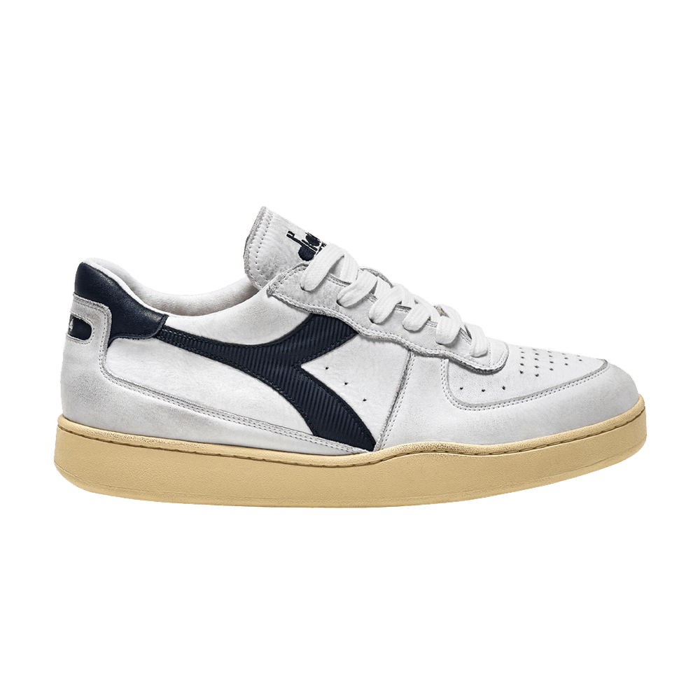 Кроссовки Diadora Mi Basket Low Used 'White Blue Denim'