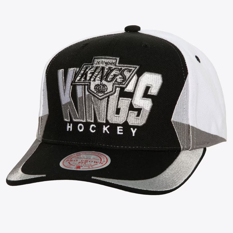 Бейсболка Mitchell & Ness Black Los Angeles Kings Retrodome Pro Snapback Hat