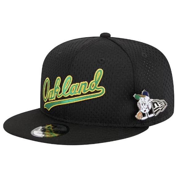 Бейсболка New Era Oakland Athletics Post Up Pin 9FIFTY MLB Snapback Hat