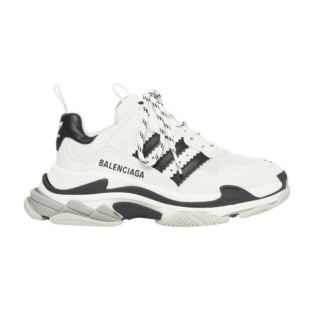 Кроссовки Adidas x Balenciaga Wmns Triple S Sneaker 'White Black'