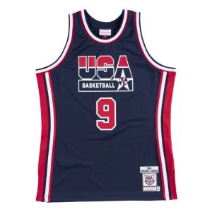 Mitchell-Ness-Michael-Jordan-1992-Olympics-Dream-Team-USA-Hardwood-Classics-Throwback-Authentic-Jersey-Navy-300x300
