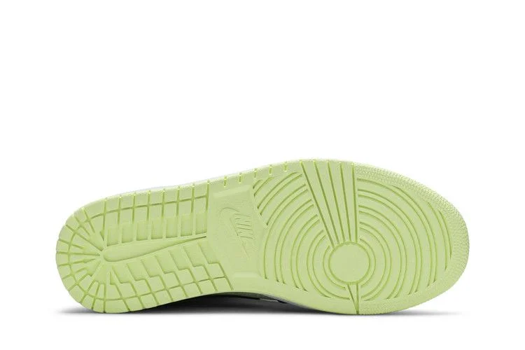 Кроссовки Wmns Air Jordan 1 Mid SE 'Black Barely Volt'