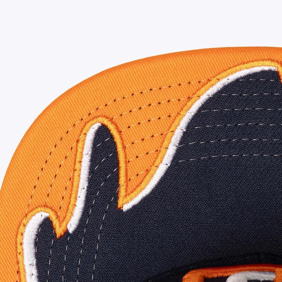 Бейсболка Mitchell & Ness Navy San Diego Padres Cooperstown Collection Rising Tide OG Snapback Hat