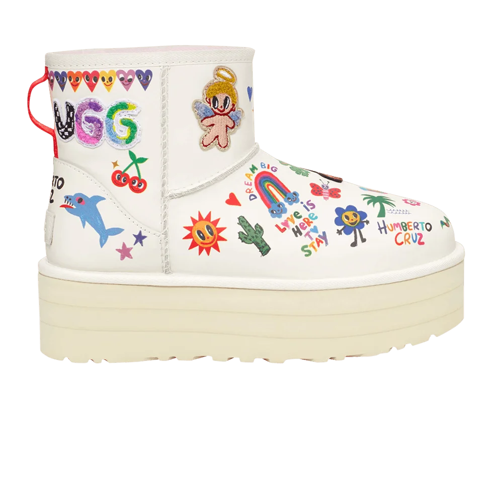 UGG Wmns Classic Platform Boot 'Pop Sketch'