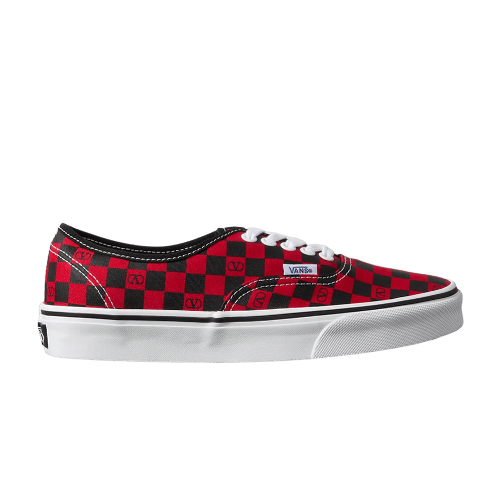 Кроссовки Valentino Garavani x Vans Authentic Checkerboard 'Red'