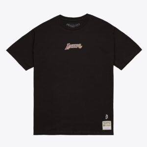 Mitchell-Ness-Black-Los-Angeles-Lakers-x-Suga-Glitch-T-Shirt-300x300