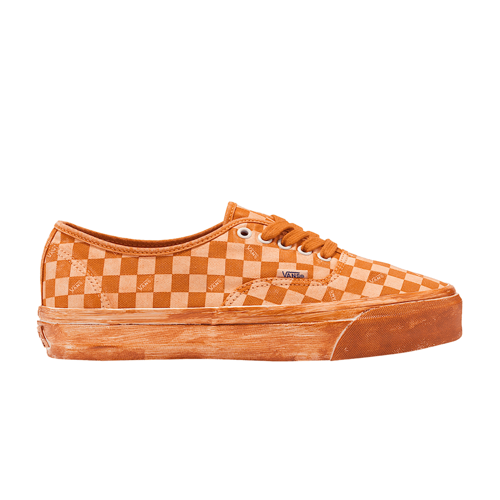 Кроссовки Vans Premium Authentic 44 'Dip Dye Checkerboard - Marmalade Orange'