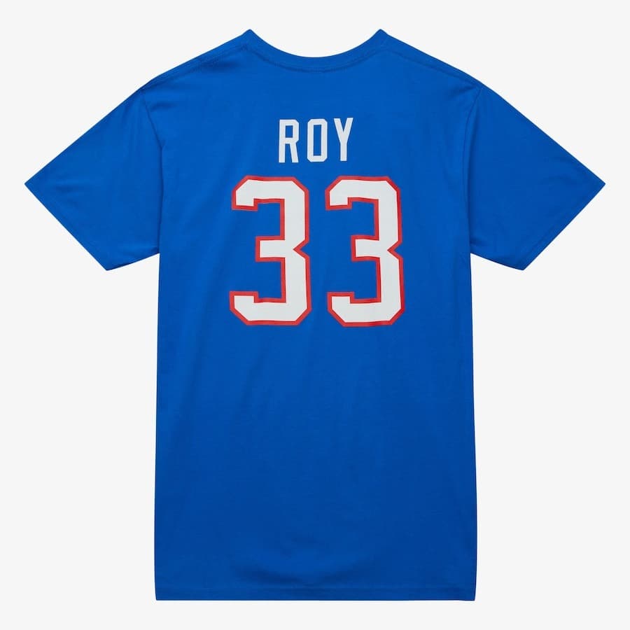 Футболка Mitchell & Ness Patrick Roy Blue Montreal Canadiens Name & Number T-Shirt